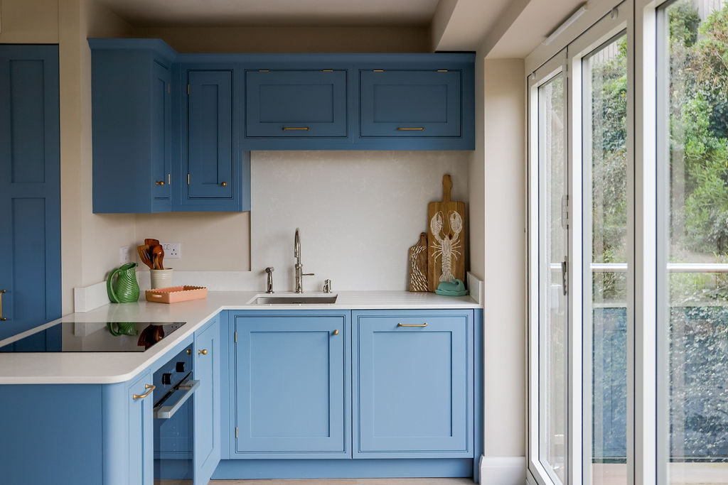 Kitchen with bi-fold windows